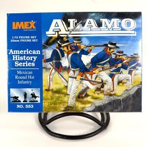 Imex #553 Mexican Round Hat Infantry Set 1:72 Scale Plastic Model Alamo *Sealed*